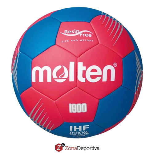 Balon Handball Molten F1800 Resina Free rojo