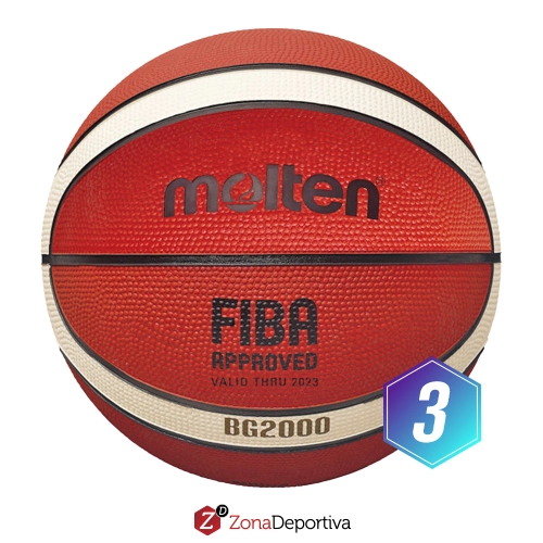 Balon Basquetbol Molten BG2000 Nº3